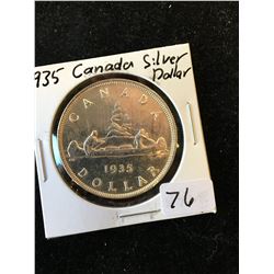 1935 CANADA SILVER DOLLAR!