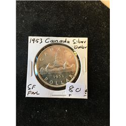 1953 (SF,FWL) CANADA SILVER DOLLAR!