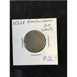 1882H NEWFOUNDLAND 20 CENTS!
