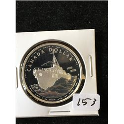 2010 CANADA PROOF SILVER DOLLAR! NO CASE!