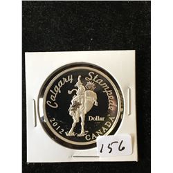 2012 CANADA PROOF SILVER DOLLAR! NO CASE!