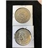 Image 2 : 1968 X2 MEXICO 25 PESOS!OLYMPIC SILVER COINS!