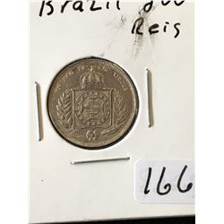 1863 BRAZIL 200 REIS!