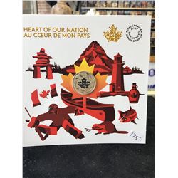 2017 CANADA  HEART OF OUR NATION $3 FINE SILVER COIN!