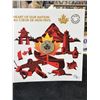 Image 1 : 2017 CANADA  HEART OF OUR NATION $3 FINE SILVER COIN!