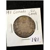Image 1 : 1911 CANADA 50 CENTS!