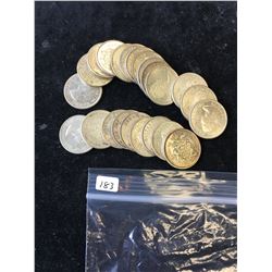 CANADA SILVER 50 CENTS LOT! $11.50 FACE VALUE!