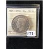 Image 1 : 1952 CANADA SILVER DOLLAR! ICCS GRADED MS-62!