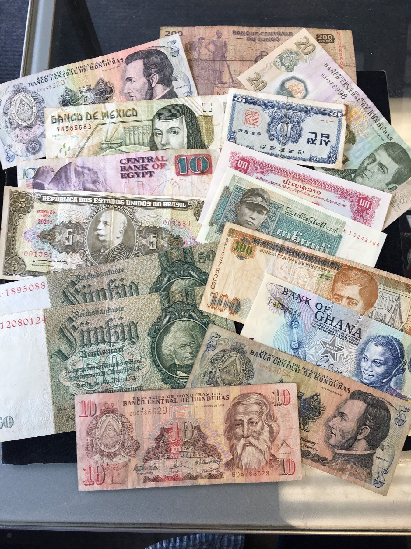 $15 Note WORLD BANKNOTE LOT OF 15 NOTES!