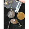 Image 1 : WWI CANADA MEDALS AND BRACELET!