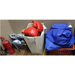 BATHROOM DISPENSERS , CLOTHES HAMPERS, BOXING