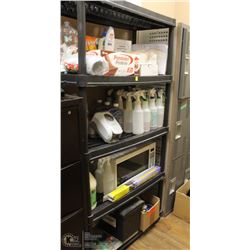 5 TIER SHELF INCLUDES CONTENTS