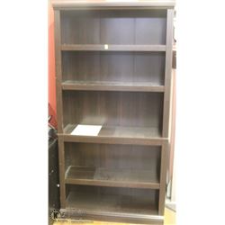 5 TIER ESPRESSO WOOD SHELF