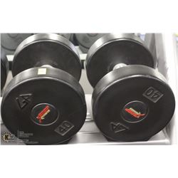 PAIR OF 40LB DUMBBELLS