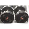 Image 1 : PAIR OF 40LB DUMBBELLS