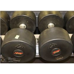 PAIR OF 90LB DUMBBELLS