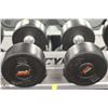 Image 1 : PAIR  OF 30LB DUMBBELLS