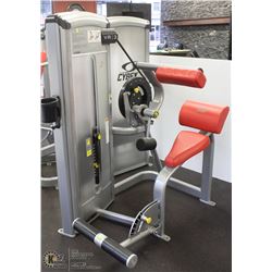 CYBEX VR3 BACK EXTENSION MACHINE, 230LBS INTERNAL WEIGHTS