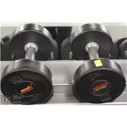 PAIR OF 20LB DUMBBELLS