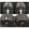 Image 1 : PAIR OF 90LB DUMBBELLS