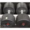 Image 1 : PAIR OF 95LB DUMBBELLS