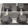 Image 1 : PAIR OF 30LB DUMBBELLS