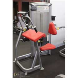 CYBEX VR3 ARM EXTENSION MACHINE, 150LBS INTERNAL WEIGHTS
