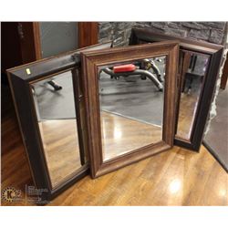 LOT OF 3 DECORATIVE MIRRORS