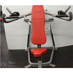 CYBEX CONVERGING PLATE LOADED OVERHEAD PRESS