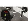 Image 1 : STRAIGHT BAR WITH 110LBS OF  WEIGHTS