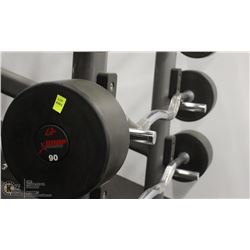 90 LB CURL BAR