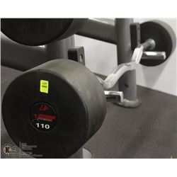 110 LB CURL BAR