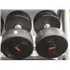 Image 1 : PAIR OF 65LB DUMBBELLS