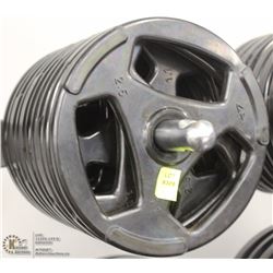 LOT OF TEN 2.5LB FREE WEIGHTS