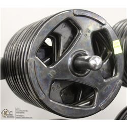 LOT OF TEN 2.5LB FREE WEIGHTS