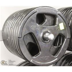 LOT OF TEN 5LB FREE WEIGHTS