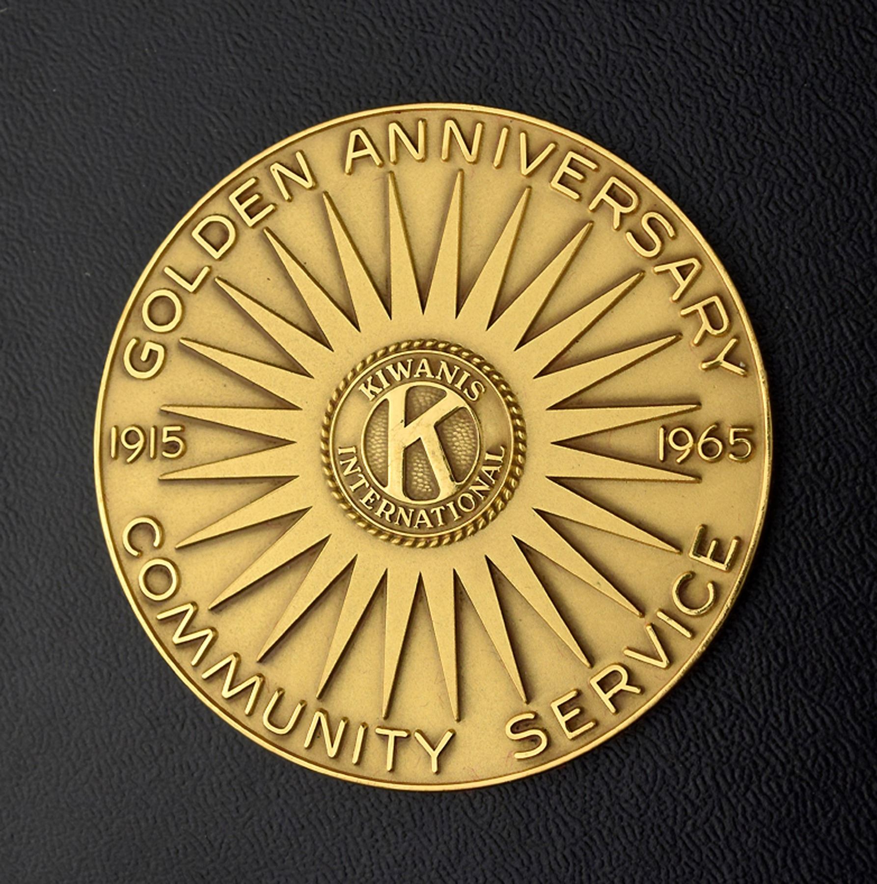 Commemorative medal of the Golden Anniversary of Kiwanis International