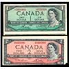 Image 1 : $1 & $2, 1954, errors offcut notes.