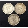 Image 2 : 25¢, 1936 Dot, lot of 3 with identical die weakness on reverse
