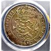 Image 2 : Denmark, 1 Krone, 1667-GK, PCGS genuine Tooled VF detail.
