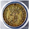 Image 2 : Denmark, 1 Krone, 1668-GK, PCGS VF-30