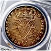Image 2 : Norway. 4 Marks, 1725 HCM, PCGS XF-45