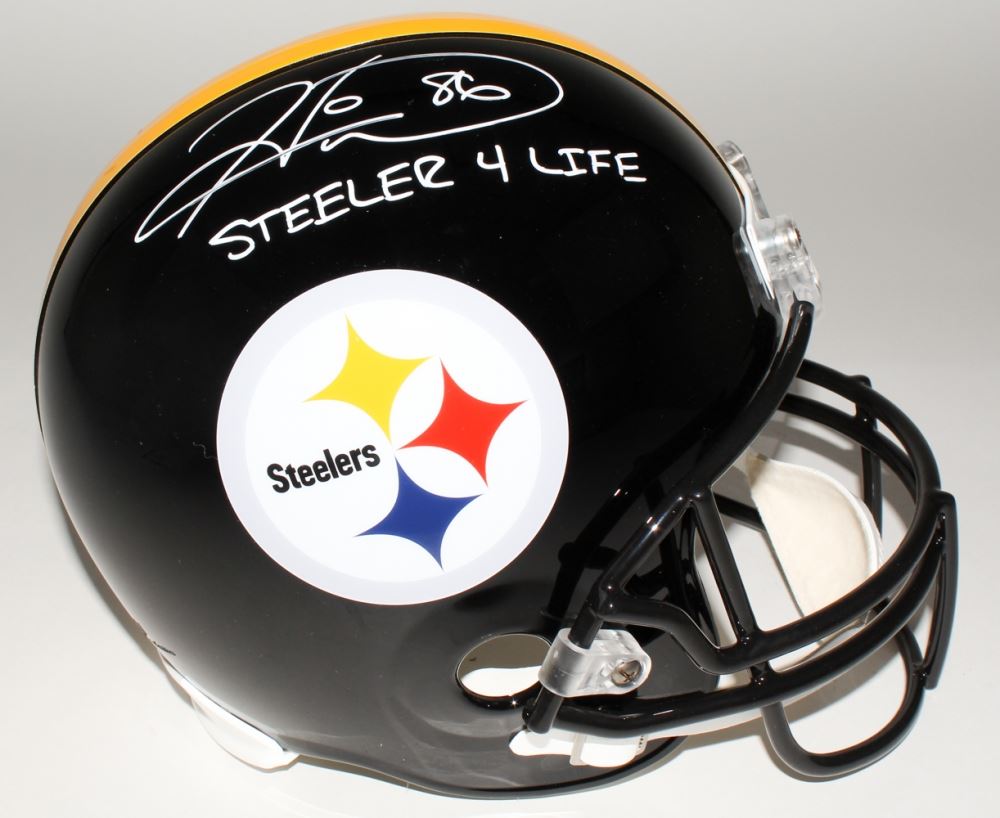 hines ward signed helmet