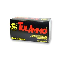 TULA 223REM 55GR HP - 400 Rds