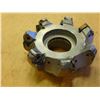 Image 1 : Iscar 4" Coolant Thru Indexable Face Mill, P/N: S845 F45SX D4.0-7-1.5-R16