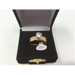 S.S G.P Cubic Zirconia Solitaire Ring