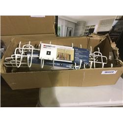Bin of Closest Maid Shelf Track Hooks
