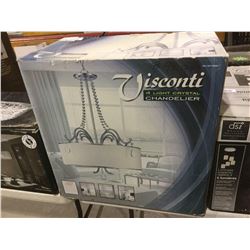 Visconti 4-Light Crystal Chandelier