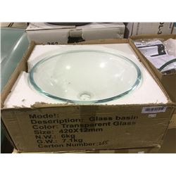 Glass Basin Sink