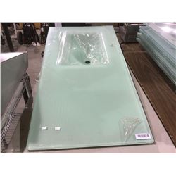 NEW Glass Basin Single Side 42"x22" Rectangle Sink